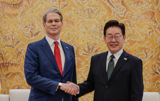 Lee und US-Finanzminister betonen auf X die wichtige Partnerschaft