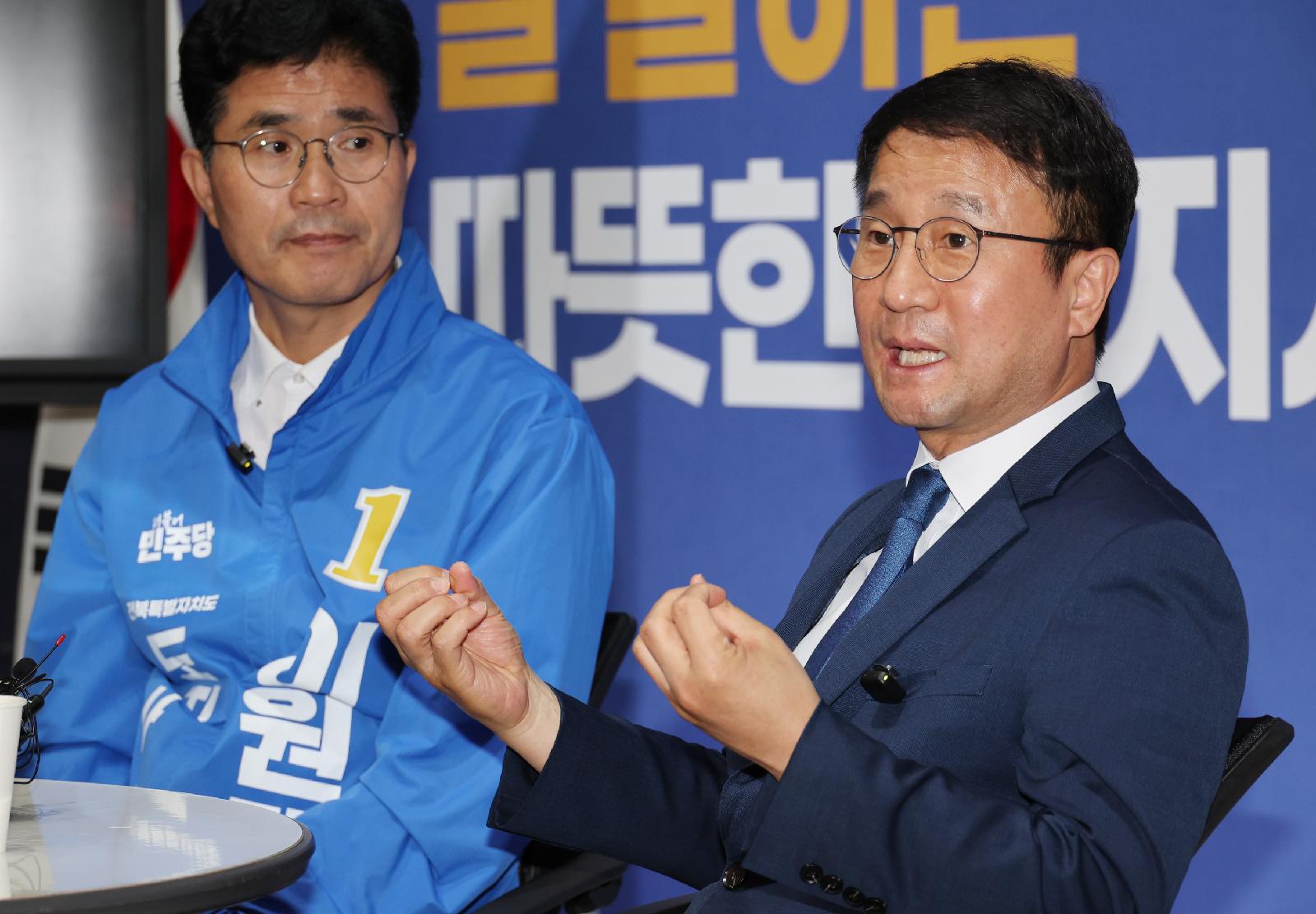 전북 초접전 속 한병도 재방문, 민주당 ‘이원택 중심’ 지지 호소